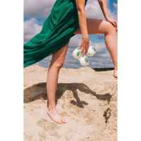 Сервиз чайный &laquo;Лист папоротника&raquo;, 12 предметов: чашка 200 мл, блюдце d=14 см, стеклокерамика, цвет белый