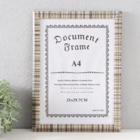Фоторамка МДФ формат А4 "Шотландская клетка на бежевом" 1,5х24х32,7 см Фоторамка МДФ формат А4 "Шотландская клетка на бежевом" 1,5х24х32,7 см