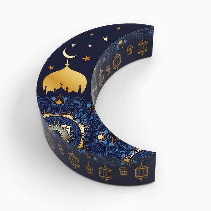 Коробка из переплетного картона «Узоры», Рамадан, 15 х 23 х 6 см Коробка из переплетного картона «Узоры», Рамадан, 15 х 23 х 6 см