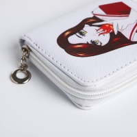 Кошелёк детский на молнии «Выбражулька», цвет белый Кошелёк детский на молнии «Выбражулька», цвет белый
