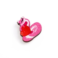 Значок новогодний «Новый год: Талисман на любовь», 4,3 х 4,5 см Значок новогодний «Новый год: Талисман на любовь», 4,3 х 4,5 см