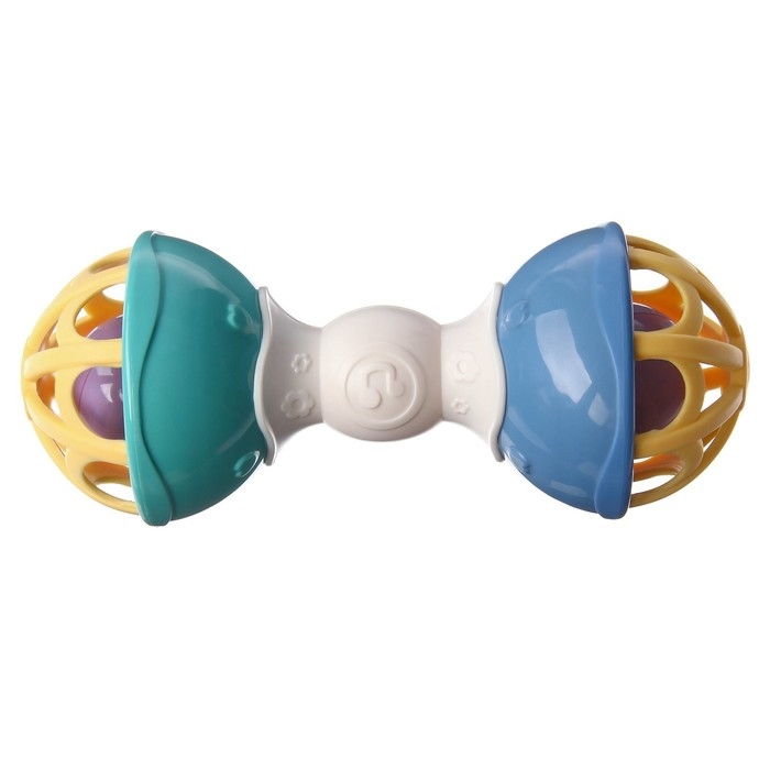 Погремушка &laquo;Гантелька&raquo;, с эластичными элементами, Крошка Я