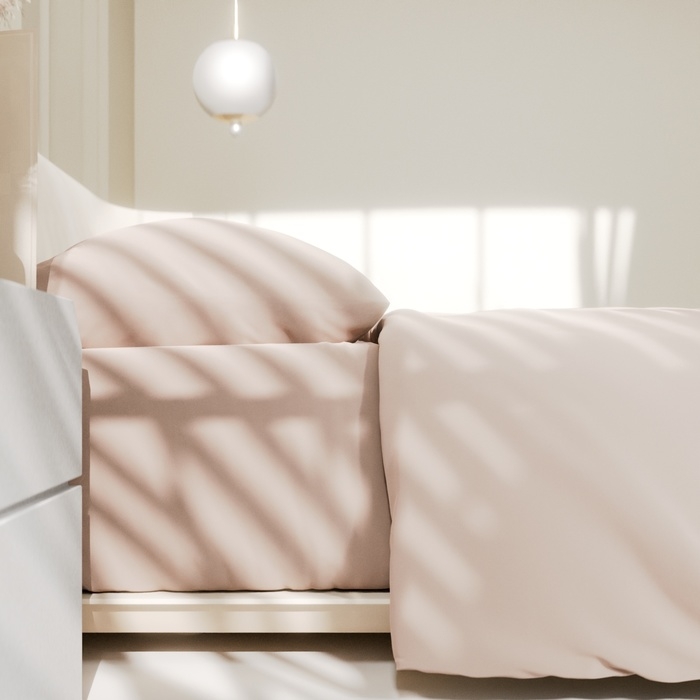 Постельное бельё LoveLife дуэт "Gold sand" 150х215 см-2 шт, 225х240 см, 50х70&plusmn;3 см-2 шт, микрофибра 85 гр