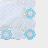 Салфетка ажурная для стола &laquo;Подсолнухи&raquo;, 45&times;30 см, цвет жёлто-голубой