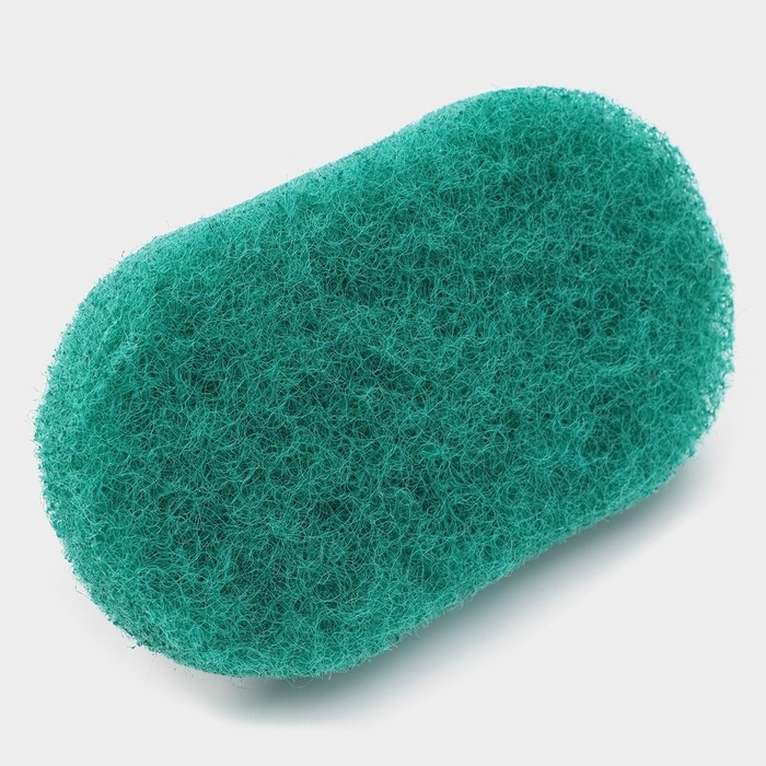 Щётка абразивная с ручкой Доляна, 15&times;8 см, цвет МИКС