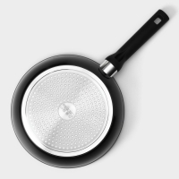 Сковорода Magistro Warrior, d=24 см, h=6,3 см, антипригарное покрытие, индукция, цвет чёрный