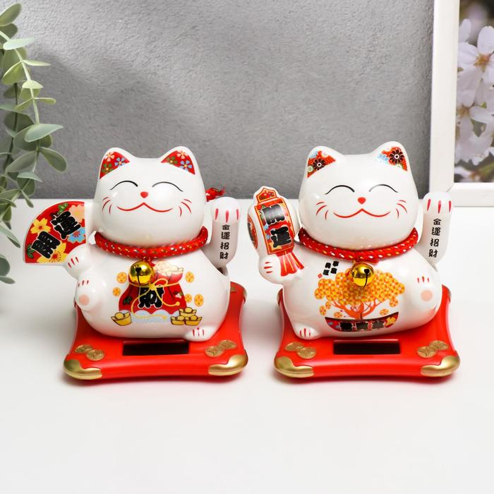 Маятник керамика Маятник керамика "Манэки-нэко со свитком" МИКС 11х10х9,5 см