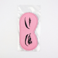 Маска для сна «Кокетка», 19 × 8,5 см, резинка одинарная, цвет розовый Маска для сна «Кокетка», 19 × 8,5 см, резинка одинарная, цвет розовый