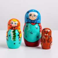 Матрёшка &laquo;Репка&raquo; 6 в 1, МИКС