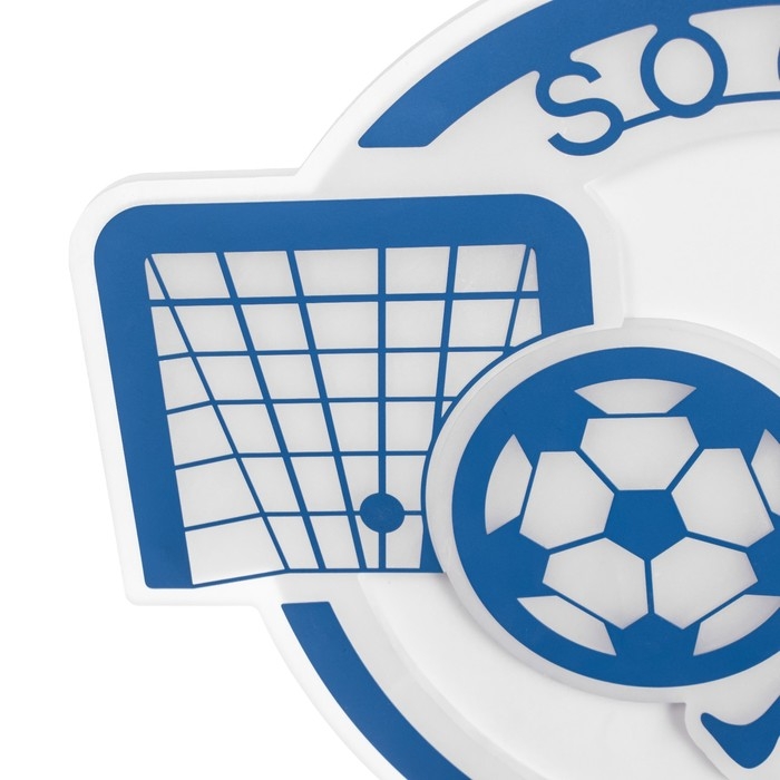 Люстра "Футбол" LED 68Вт 2 режима синий 55х50х10см