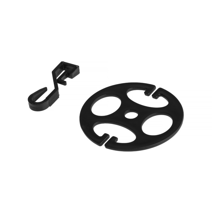 Накидка на переднее сиденье авто 140&times;50 см, искусственный мех, черный