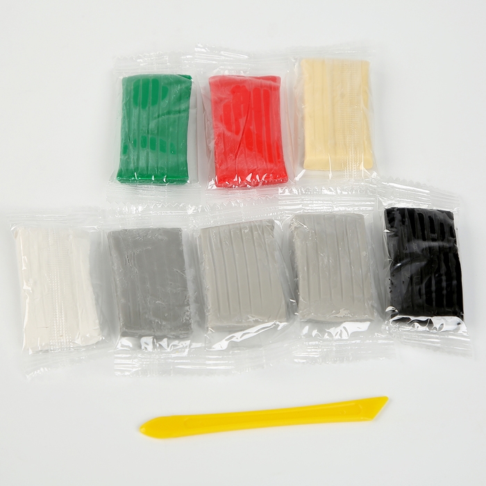 Набор для декора кружки полимерной глиной. Лепка на кружке &laquo;Полигональный енот&raquo;