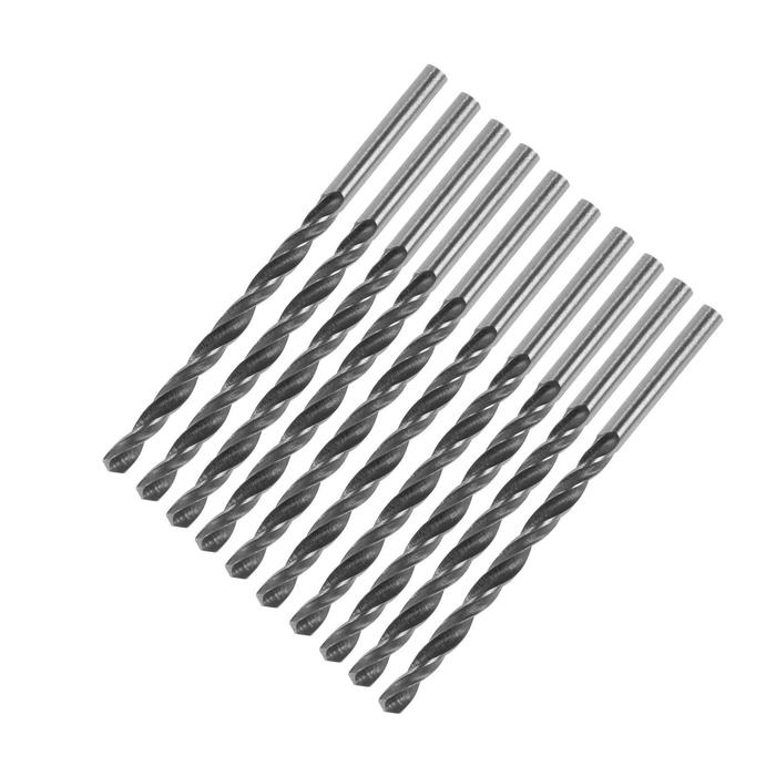 Сверло по металлу ТУНДРА, HSS, цилиндрический хвостовик, 3.2 х 65 мм, 10 шт. Сверло по металлу ТУНДРА, HSS, цилиндрический хвостовик, 3.2 х 65 мм, 10 шт.