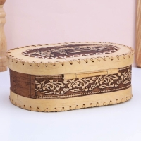 Батонница &laquo;Собор&raquo;, 30&times;18&times;10 см, береста