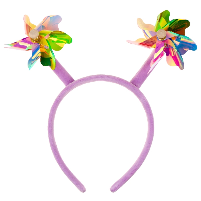 Карнавальный ободок «Вертушка», цвета МИКС Карнавальный ободок «Вертушка», цвета МИКС