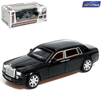 Машина металлическая &laquo;Лимузин&raquo;, 1:24, открываются двери, капот, багажник, цвет чёрный