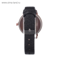 Часы наручные кварцевые женские "Линда", d-3 см, экокожа, черные Часы наручные кварцевые женские "Линда", d-3 см, экокожа, черные