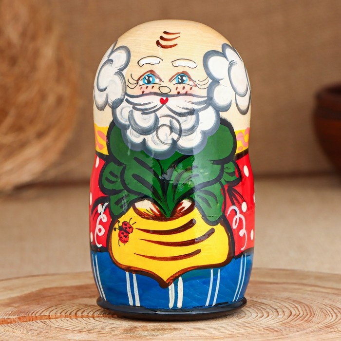 Матрёшка «Репка», сюжетная, 6 кукольная, 16 см, микс Матрёшка «Репка», сюжетная, 6 кукольная, 16 см, микс