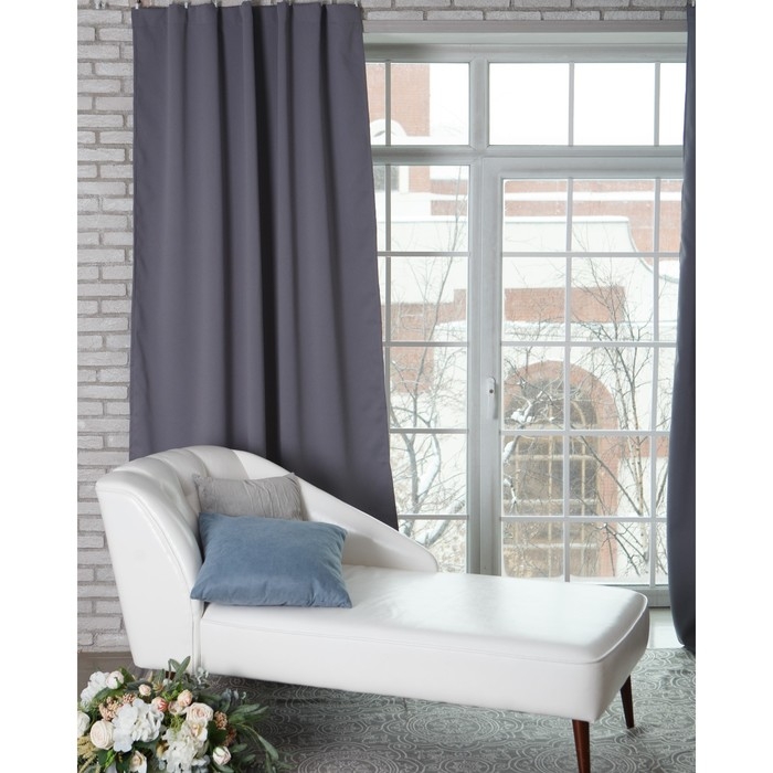 Штора портьерная &laquo;Этель&raquo; 130&times;300 см