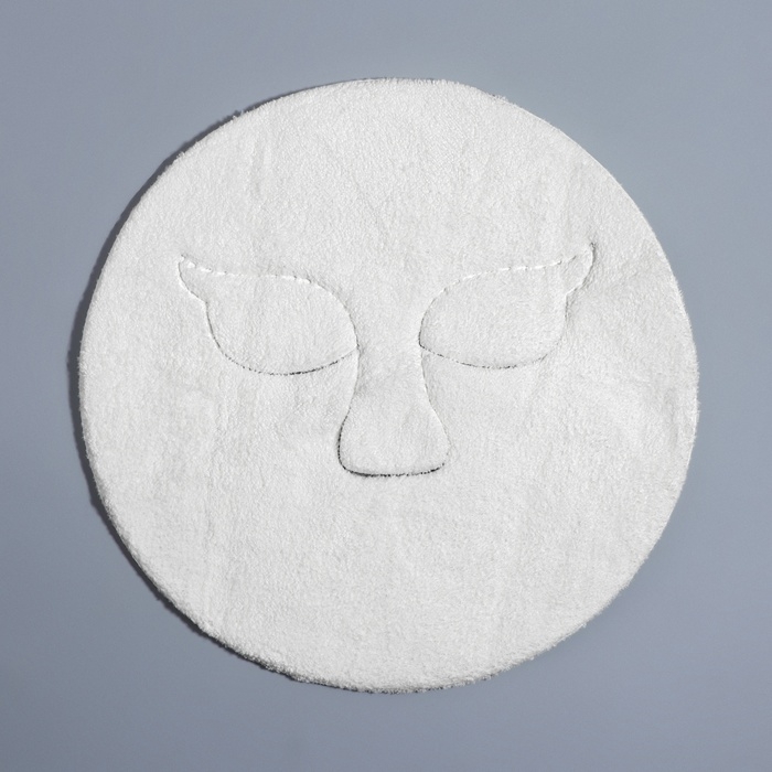 Маска для лица, многоразовая, 24 &times; 13,5 см, цвет белый