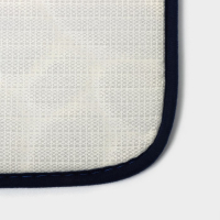 Коврики для ванной и туалета Доляна &laquo;Камни&raquo;, объёмные, 2 шт: 40&times;50 см, 50&times;80 см, цвет синий