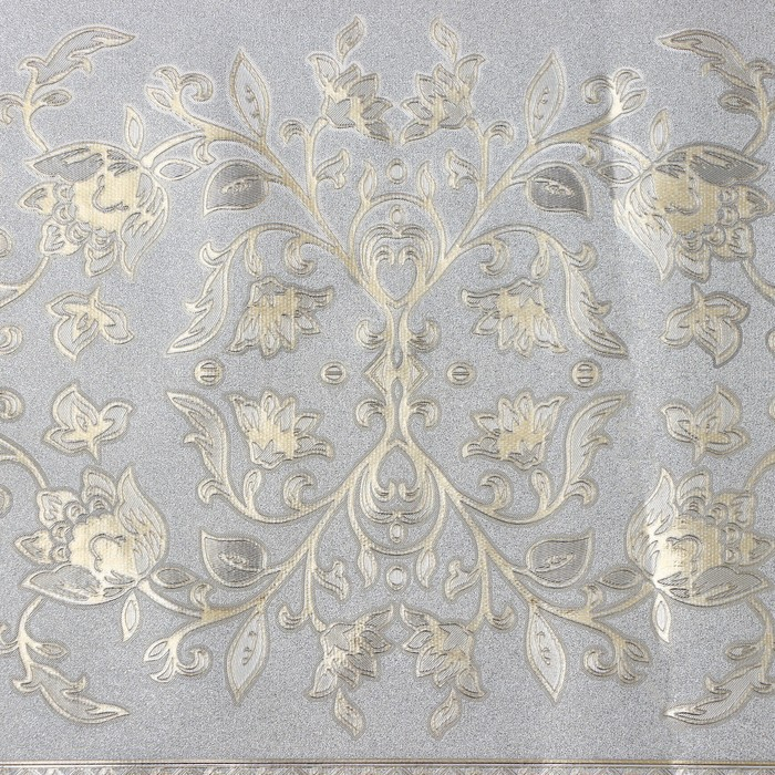 Клеёнка на стол &laquo;Винтаж&raquo;, на тканевой основе, ширина 137 см, рулон 20 метров, цвет золотой