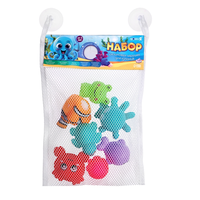 Набор игрушек для купания в ванной &laquo;Животные&raquo;, 7 шт.