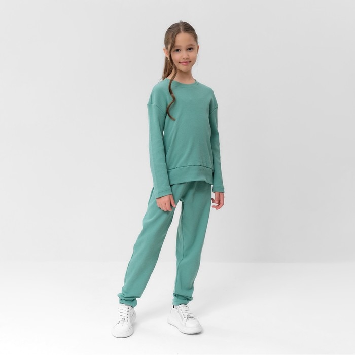 Костюм для девочки (свитшот, брюки) MINAKU цвет оливы, рост 98 см Костюм для девочки (свитшот, брюки) MINAKU цвет оливы, рост 98 см