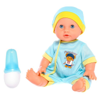 Пупс функциональный &laquo;Саша&raquo; с бутылочкой, пьёт, писает, МИКС