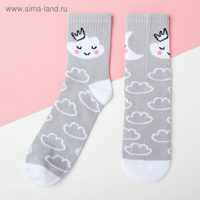 Носки детские KAFTAN Носки детские KAFTAN "Night", размер 14-16, цвет серый