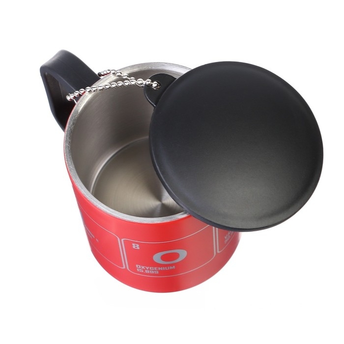 Термокружка, 180 мл, Туризм Термокружка, 180 мл, Туризм "Love", сохраняет тепло 2 ч, 8.5 х 6.8 см