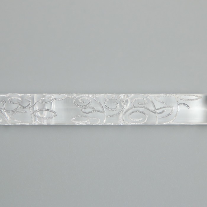 Скалка для творчества акрил Скалка для творчества акрил "Цветы" 16х1 см