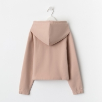 Толстовка для девочки, цвет капучино, рост 128 см Толстовка для девочки, цвет капучино, рост 128 см