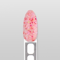 Полигель для наращивания &laquo;GLITTER&raquo;, 3-х фазный, 30 мл, LED/UV