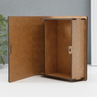 Копилка-шкатулка "Правильное направление" 14х12х5 см МИКС