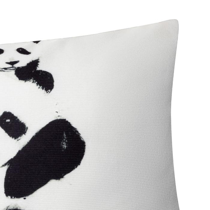 Наволочка декоративная Этель &laquo;Пандочки&raquo; 40 х 40 см, велюр