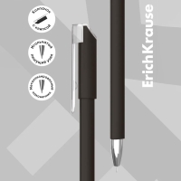 Ручка гелевая ErichKrause G-Reed Stick Classic, узел 0.38 мм, чернила чёрные, длина линии письма 900 метров Ручка гелевая ErichKrause G-Reed Stick Classic, узел 0.38 мм, чернила чёрные, длина линии письма 900 метров