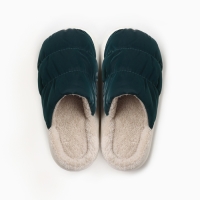 Тапочки мужские, размер 40-41, цвет зеленый