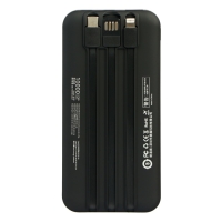 Внешний аккумулятор Maimi Mi56, 10000 мАч, USB,Type-C, Lightning/Type-C/USB ,PD,чёрный Внешний аккумулятор Maimi Mi56, 10000 мАч, USB,Type-C, Lightning/Type-C/USB ,PD,чёрный