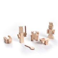 Конструктор деревянный &laquo;КубиГрад&raquo;, &laquo;КубиКрафт жители. Город 11 в 1&raquo;