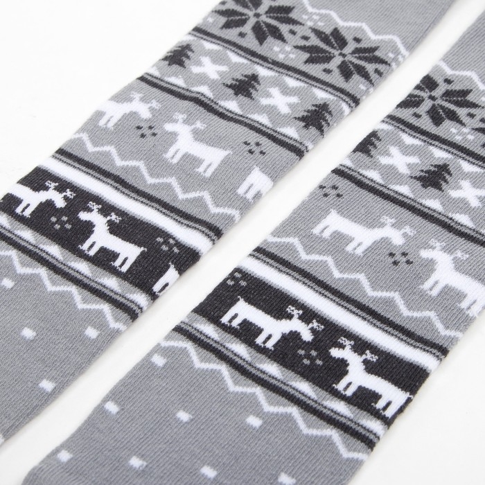 Новый год.Колготки детские KAFTAN "Winter" 116-122 см, серый