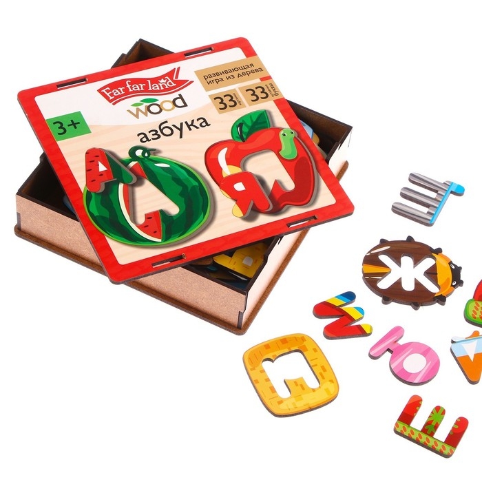 Игра развивающая &laquo;Азбука деревянная&raquo; Far far land Wood