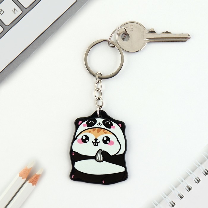 Брелок для ключей акриловый &laquo;Хомячок&raquo;, 7 х 12,5 см