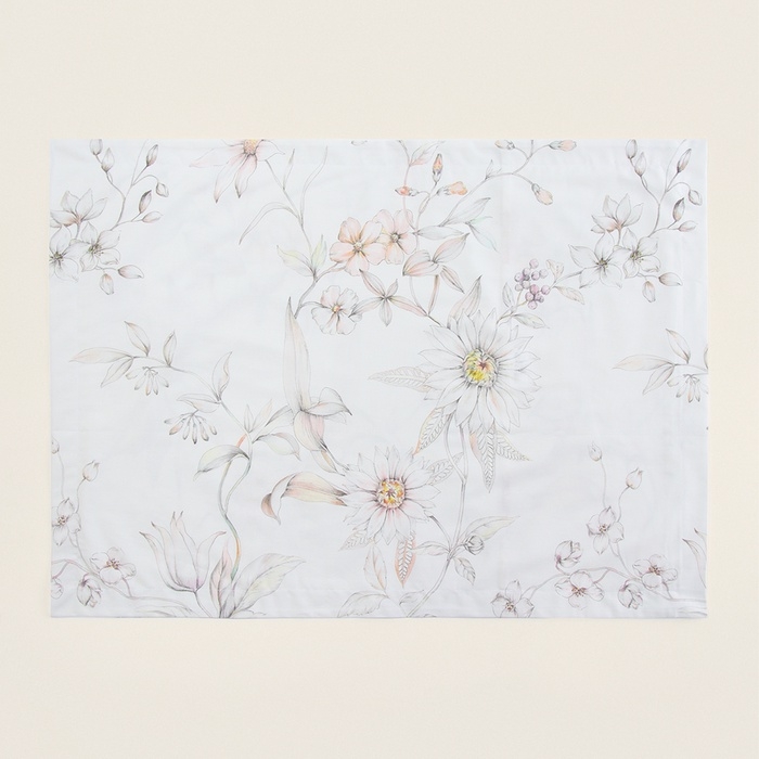 Набор наволочек SL Home Floral cover 50*70+3 см - 2 шт, сатин, 140 гр/м2, 100% хлопок Набор наволочек SL Home Floral cover 50*70+3 см - 2 шт, сатин, 140 гр/м2, 100% хлопок