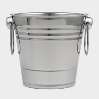 Ведро для льда из нержавеющей стали, 2,5 л, 17&times;15,5 см
