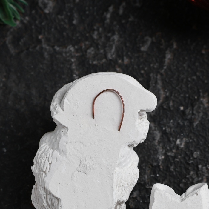 Фигура для раскраски с подвесом Фигура для раскраски с подвесом "Змея с подарком" 8х3см