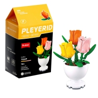 Конструктор «Цветы в горшочке», 6 видов, МИКС Конструктор «Цветы в горшочке», 6 видов, МИКС