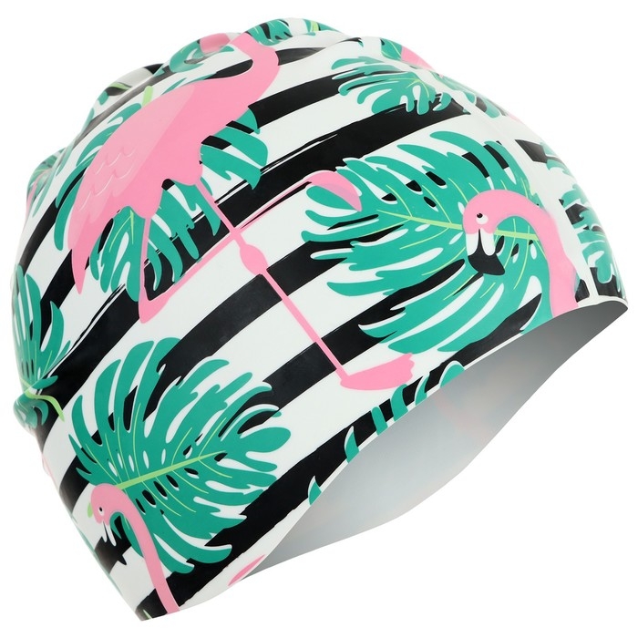 Шапочка для плавания детская ONLITOP, силиконовая, обхват 46-52 см