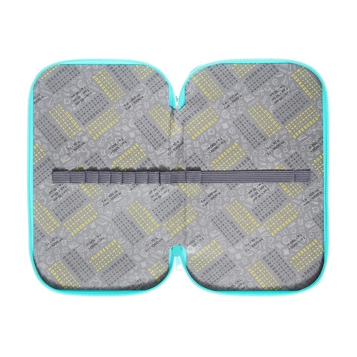 Пенал 2 секции, 125 х 205 х 40 мм, Calligrata 30П26/2 Пенал 2 секции, 125 х 205 х 40 мм, Calligrata 30П26/2 "Сказочный единорог", ламинированный картон