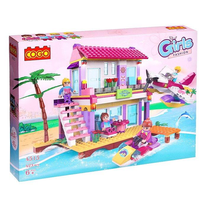 Конструктор «Девчонки: набережный домик», 423 детали Конструктор «Девчонки: набережный домик», 423 детали